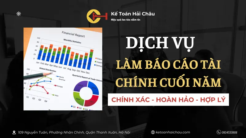 Dịch vụ làm báo cáo tài chính