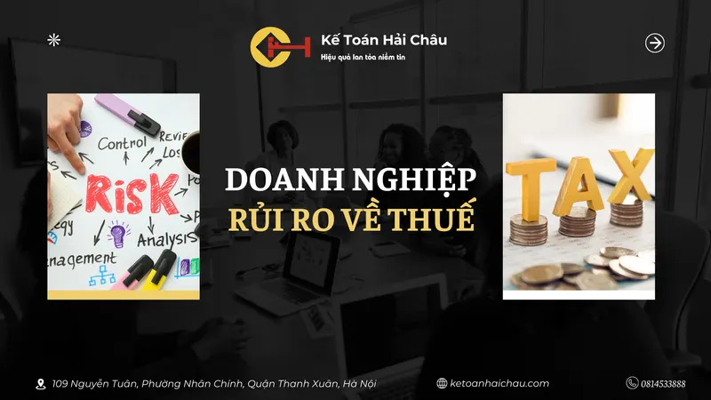 Dịch vụ tư vấn quản lý rủi ro về thuế