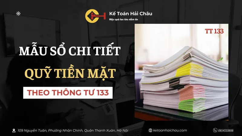 Sổ Quỹ Tiền Mặt