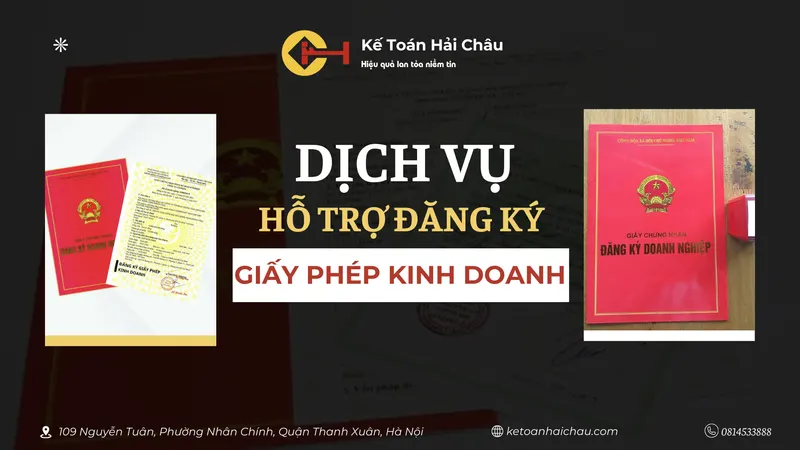 Dịch vụ hỗ trợ đăng ký giấy phép kinh doanh