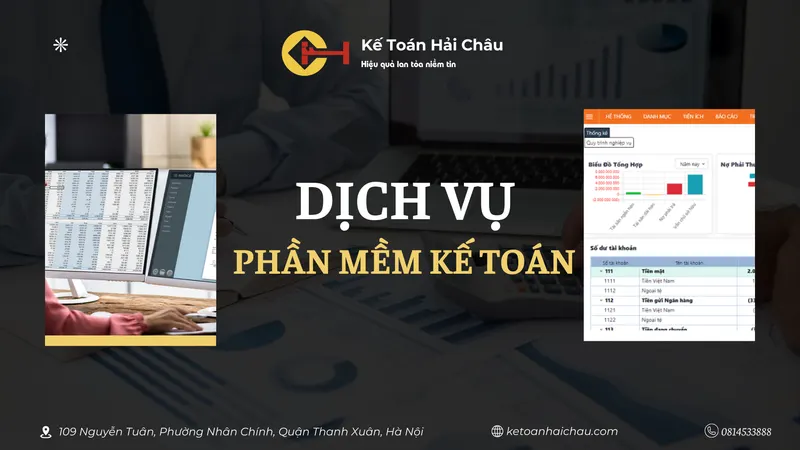 Dịch vụ cung cấp phần mềm kế toán