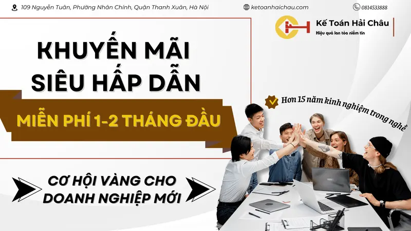 KHUYẾN MÃI SIÊU HẤP DẪN – CƠ HỘI VÀNG CHO DOANH NGHIỆP MỚI!