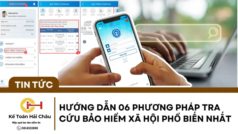 Hướng Dẫn 06 Phương Pháp Tra Cứu Bảo Hiểm Xã Hội Phổ Biến Nhất